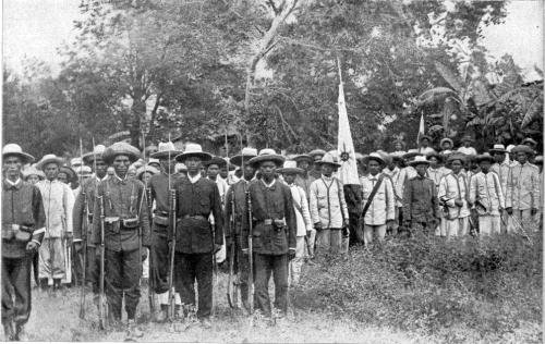 Filipino soldiers with mausers circa 1898