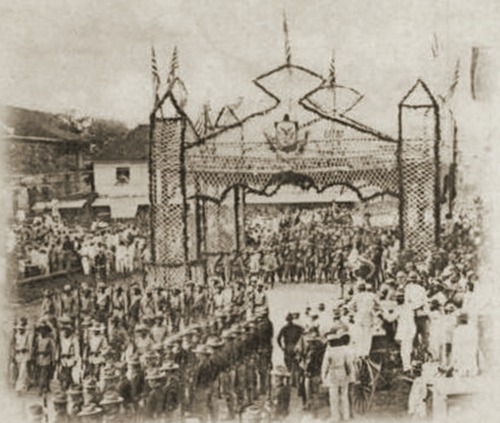 Filipino surrender at Jaro, Panay Feb 2 1901