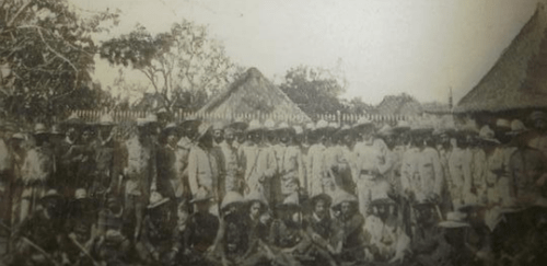 Gen Jose Lachambre and Spanish troops at Silang Cavite 1897