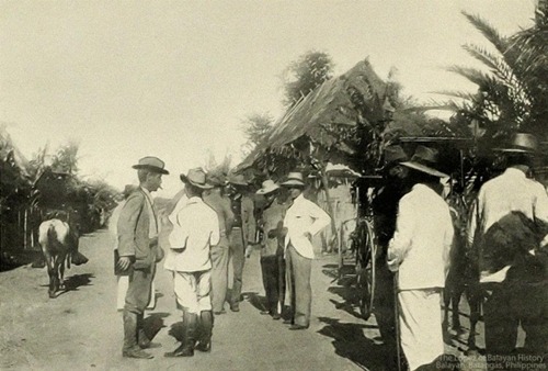 Gen. Gregorio del Pilar and other Peace Commissioners at San Isidro, May 18-19, 1899