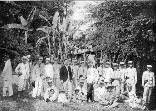 Gregorio del Pilar and Other Filipino army officers probably in Bacolor, Pampanga 1898