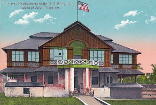Jolo U.S. Army Headquarters early 1900s