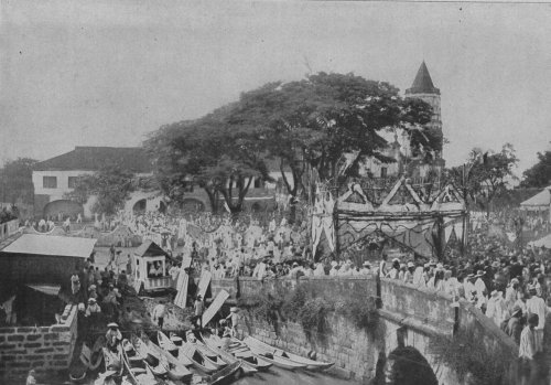 Malolos Congress Sept 15 98 Aguinaldoi and cabinet over stone bridge