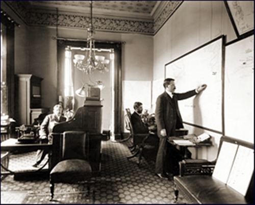 McKinley War Room at White House, 1898
