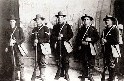 Men of Co. D, 1st Idaho Volunteers, May 1898