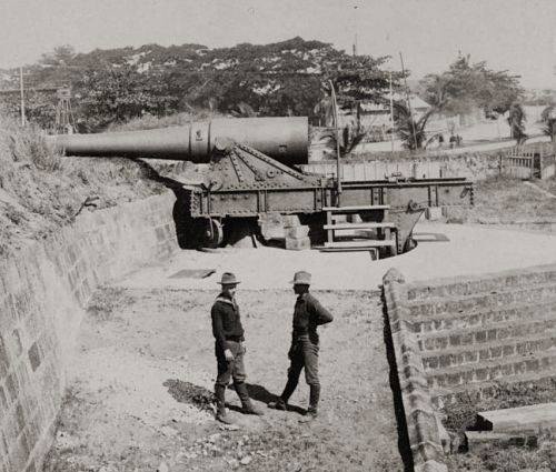 Modern Krupp Gun, Intramuros, Manila 1898