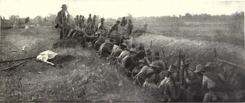 Montana Regiment at Caloocan Feb 10 1899