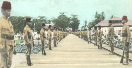 Moro Constabulary Zamboanga postcard 1906 to 1919