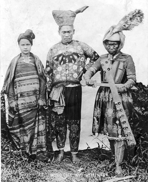 Moro Datu and Wife early 1900s