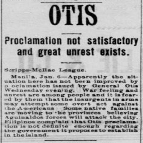 Otis issues proclamation, text 2