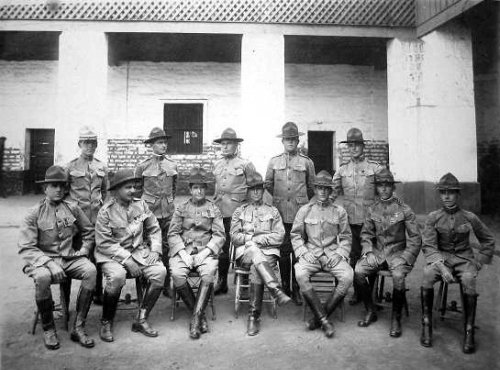 Philippine scouts US officers ca 1900