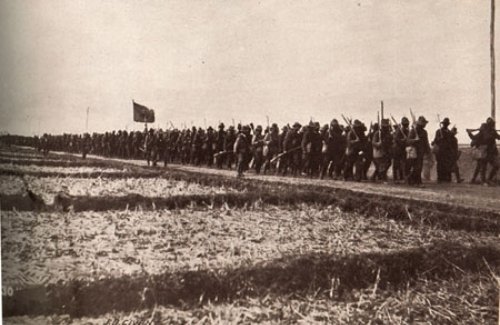 RP-US War 1899 US troops on the march