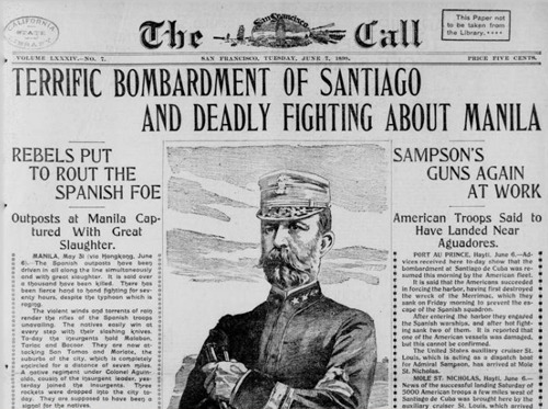 Rebels rout Spanish foe, SFC June 7 1898