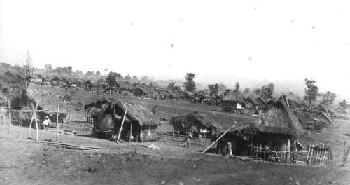 Reconcentrado camp at Tanauan Batangas ca 1900 U of Mich