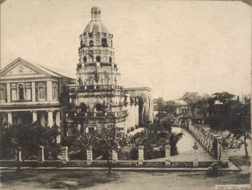Santa Cruz church in Manila 1900 1910