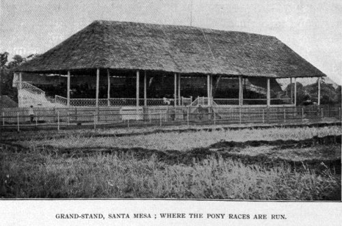 Santa Mesa grandstand 1899 book Lala