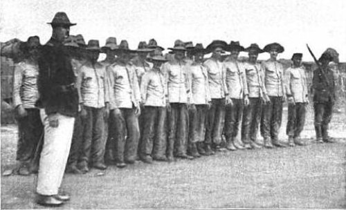 Spanish POWs surrendered to Gen Greene Aug 13 1898