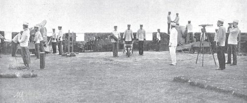 Spanish battery at Porta Vaga, Cavite LIA Feb 15 1897