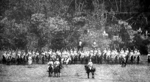 Spanish cavalry Escuadron de voluntarios 1896 1897