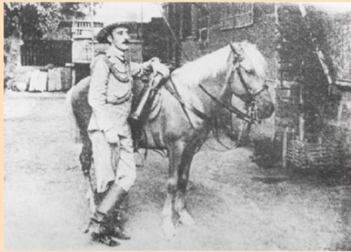 Spanish cavalryman in Philippines