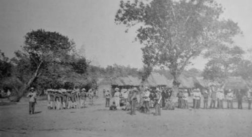 Spanish encampment at Dalahican, Cavite 1897