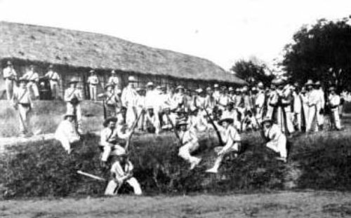 Spanish troops at Cebu
