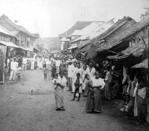 Street in Cebu, Island of Cebu 1900