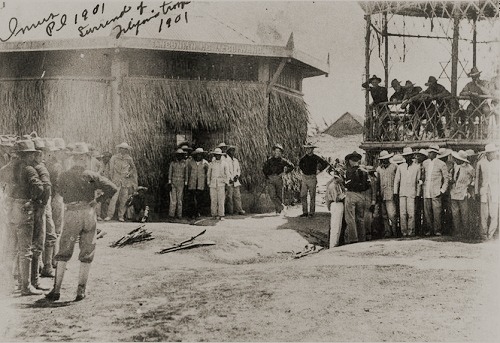 Surrender of Filipinos at Imus, Cavite 1901