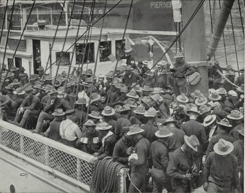 Tenth Pennsylvania Infantry bound for Manila June 15 1898