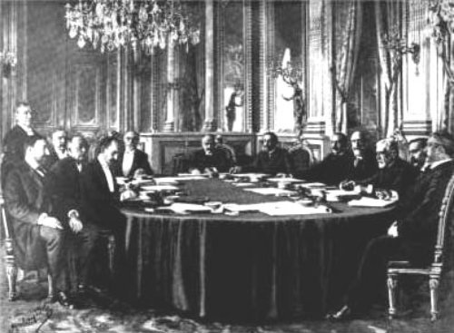 Treaty of Paris last joint session Dec 10 1898