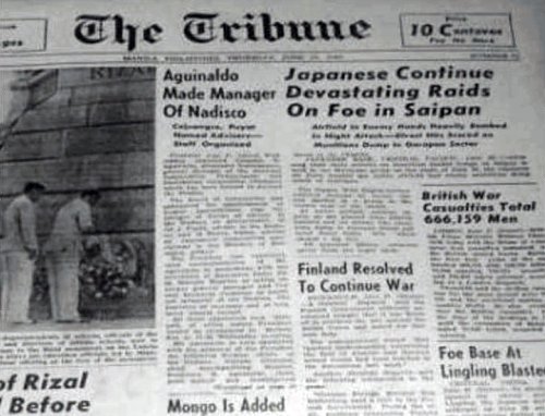 Tribune Aguinaldo made manager of Nadisco June 29 1944