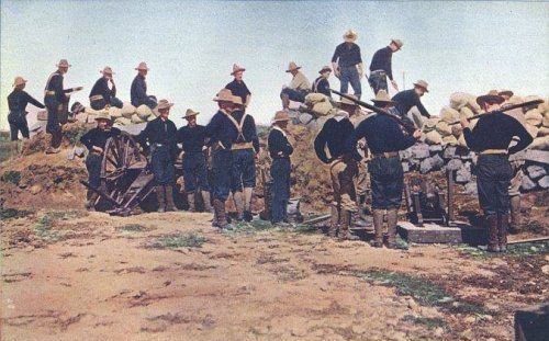 US Artillery at Caloocan Feb 10 1899