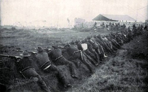 US Third Artillery as infantry Aug 13 1898