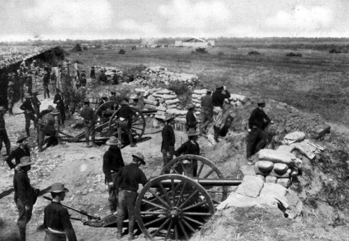US battery near Caloocan Feb 1899