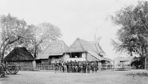US officers in command of San Roque outpost 1899