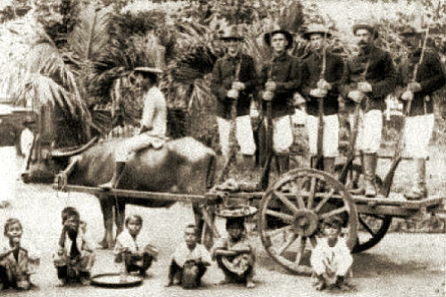 US soldiers and carabao-drawn dray cart_opt_opt