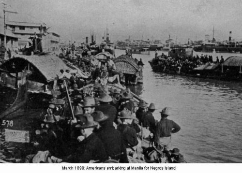 US troops embarking at manila 4 Negros