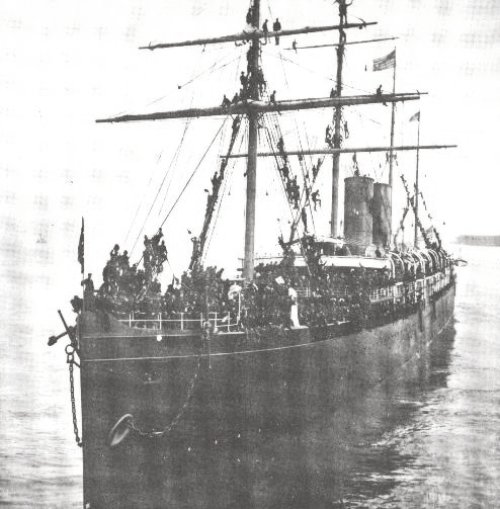 USS China bound for Manila, 2nd Expedition June 15 1898
