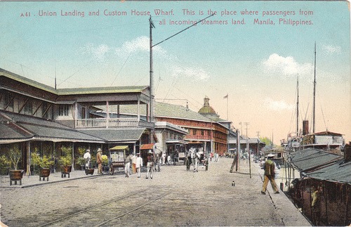 Union Landing and Custom House Wharf, Pasig River, Manila
