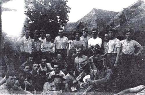 Balangiga photo of Company C, 9th US Infantry Regiment with Valeriano Abanador