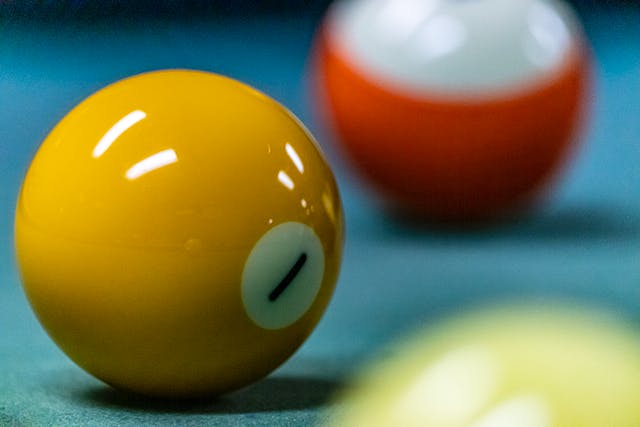 What is billiard ball made of?