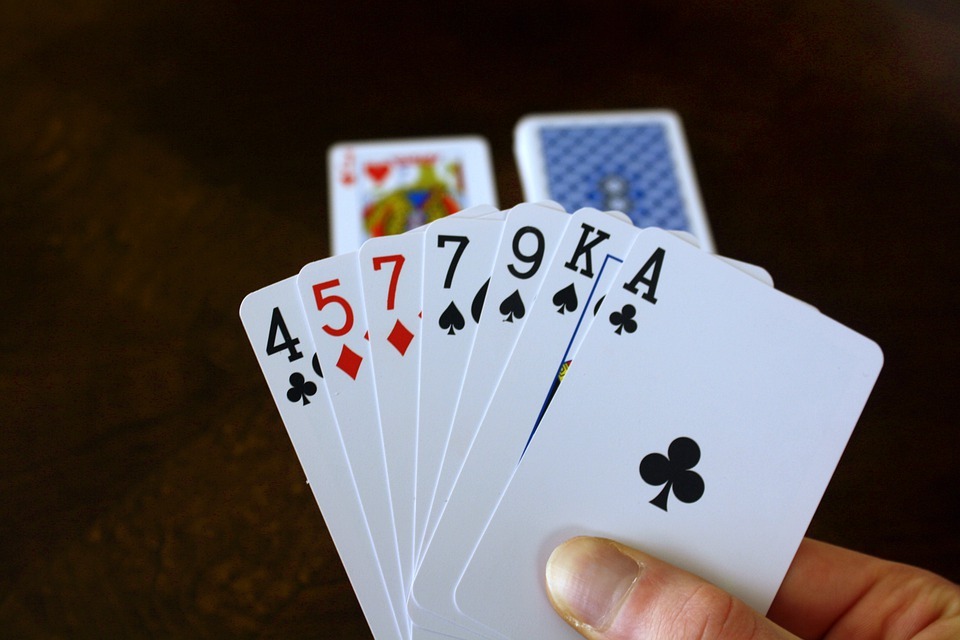 playing cards used for playing poker
