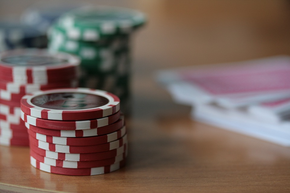 chips used for betting on poker