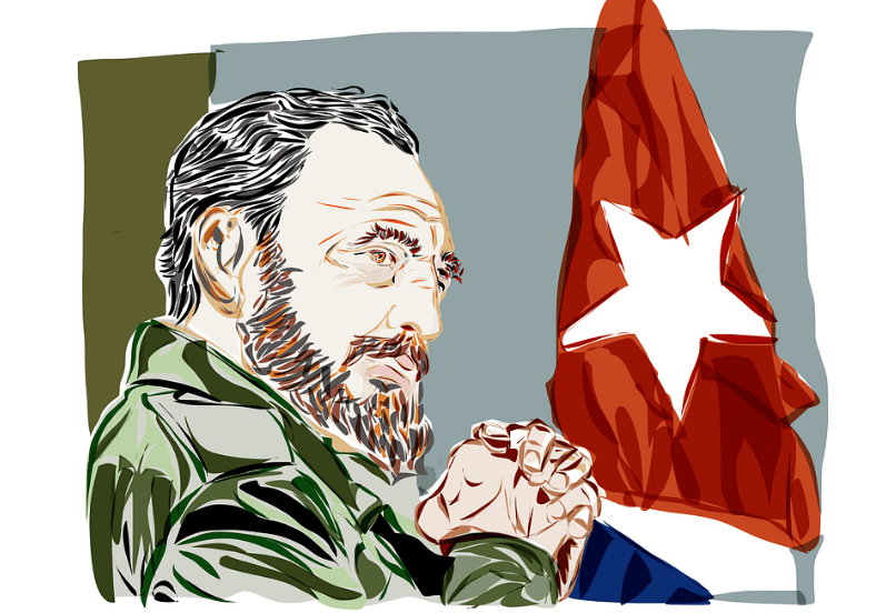 Fidel Castro digital art