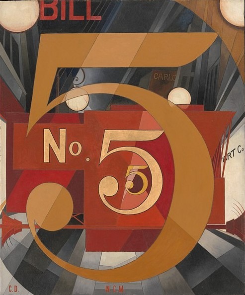 I Saw the Figure 5 in Gold - Charles Demuth