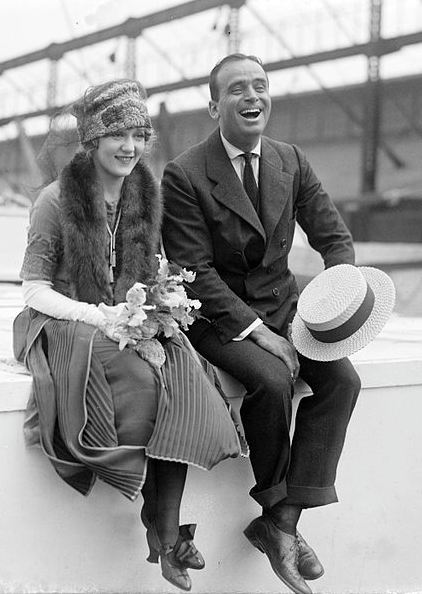 Mary Pickford and Douglas Fairbanks in 1920