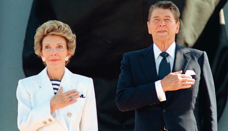 Portrait of Nancy Reagan
