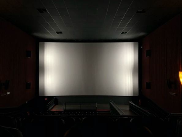 a cinema screen