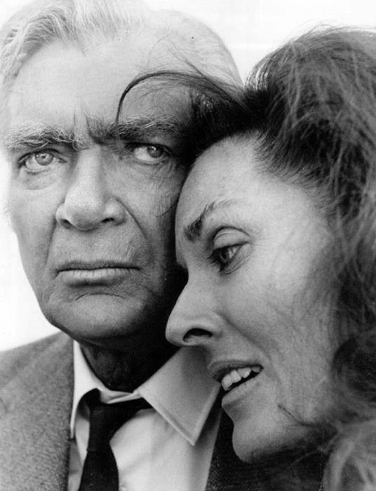 Buddy Ebsen and Lee Meriwether from the premiere of the television program Barnaby Jones