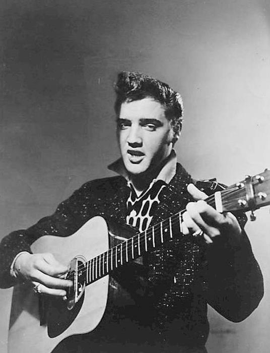 Elvis Presley publicity photo for the CBS program Stage Show, January 16, 1956